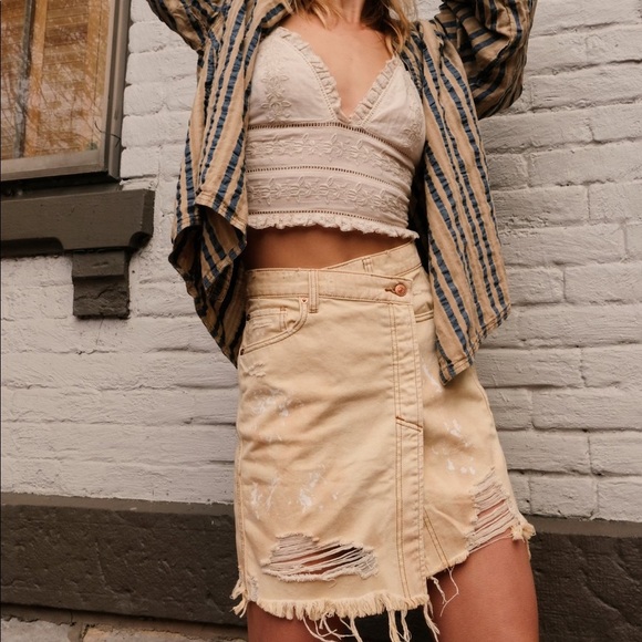 NWT Free People Parker Wrap Skirt - Picture 9 of 9